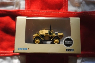 Oxford 76DSC001 Dingo Scout Car '50th RTR 23rd Armoured Brigade Tunisia'